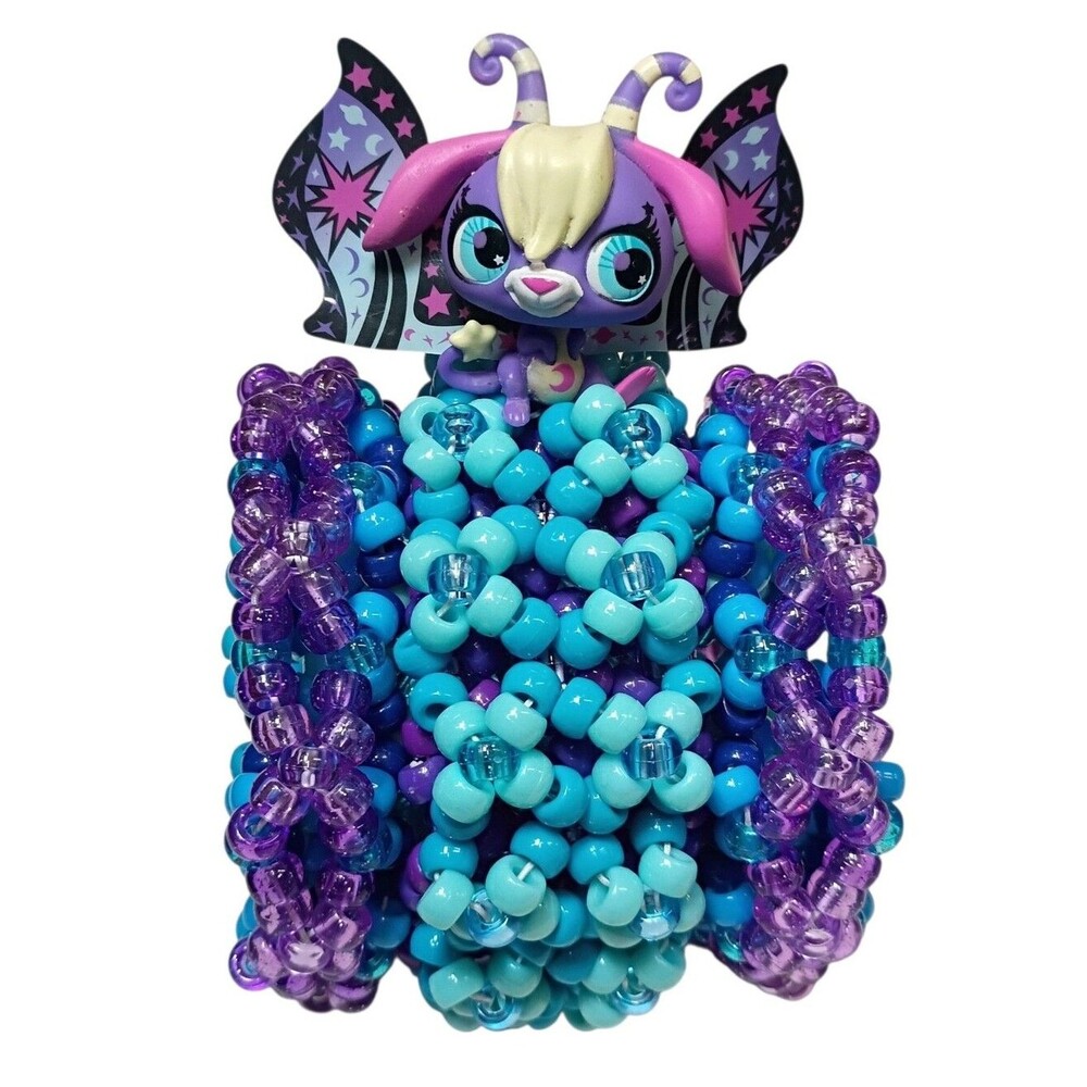 Nebula Vortex Rotator - Rotating Cuff Kandi Bracelet EDM Rave Festival Jewelry
